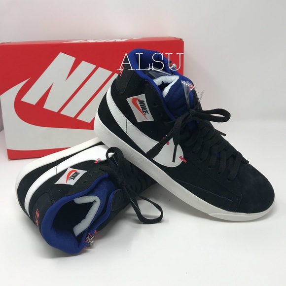 Nike Blazer Mid Rebel Black White Pink W AUTHENTIC - Picture 7 of 8